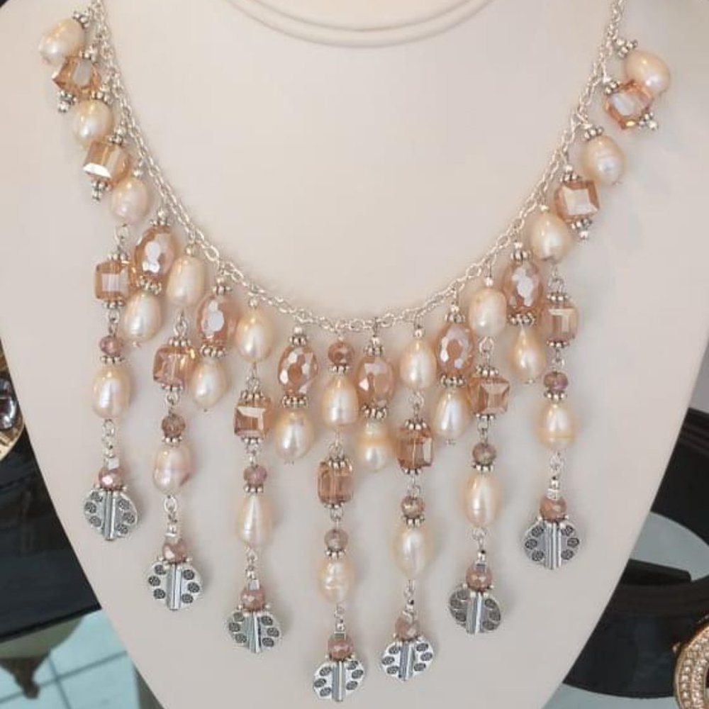 Champagne Necklace
